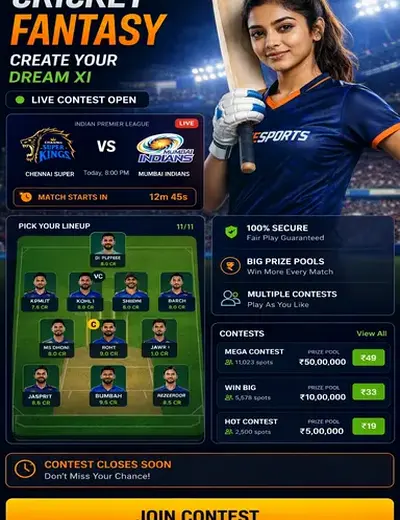 73bet (73 bet) fantasy cricket & matchday visual 3